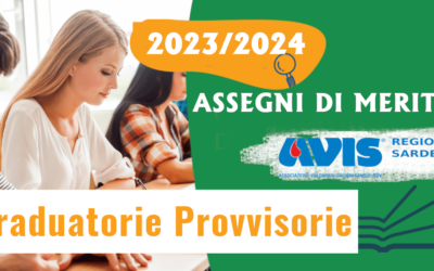 Graduatorie provvisorie assegni di merito a.s. 2023/2024